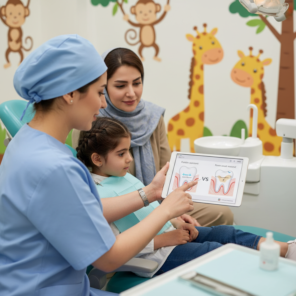 سرمایه‌گذاری کوچک، لبخند بزرگ: مقایسه هزینه فیشورسیلانت و عصب‌کشی دندان کودکان (۱۴۰۴)