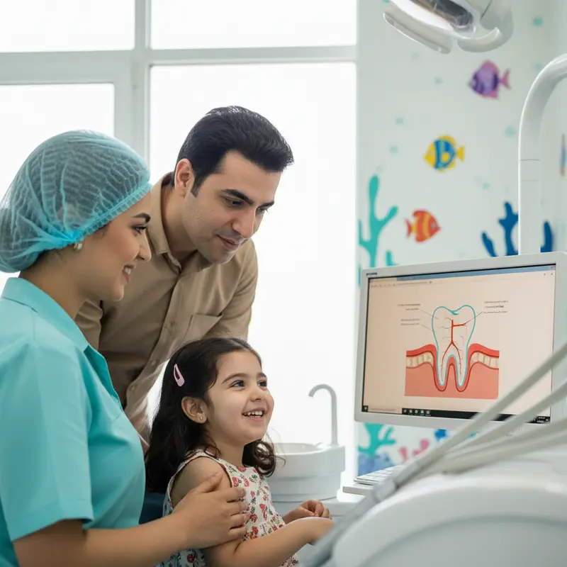 عصب کشی دندان شیری: ۷ نگرانی و باور غلط رایج که هر والدی باید بداند (راهنمای ۱۴۰۴)