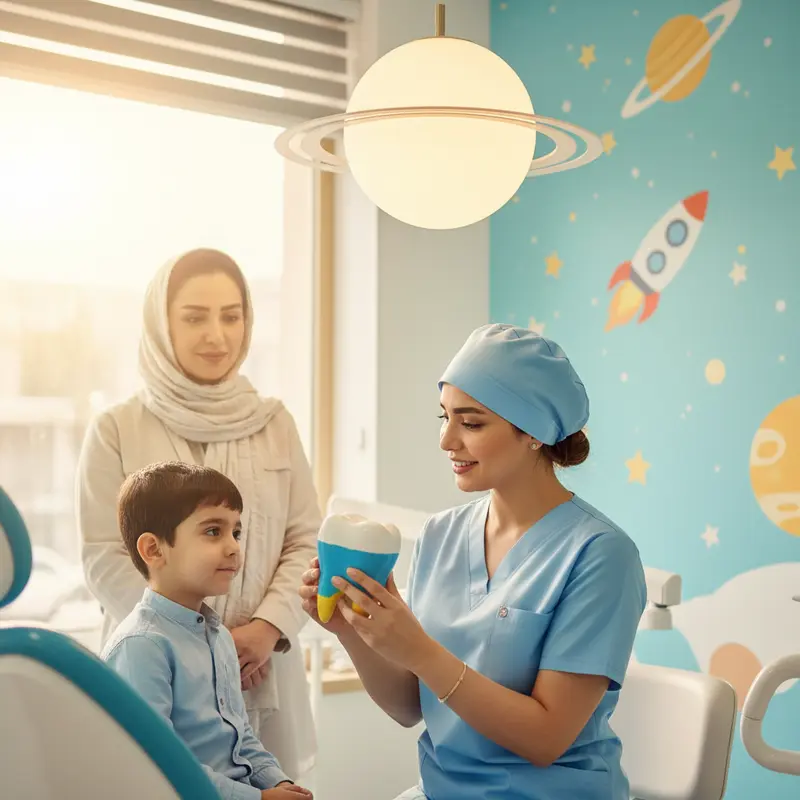 درمان پوسیدگی دندان کودک بدون تراش و درد: راهنمای کامل والدین (۱۴۰۴)