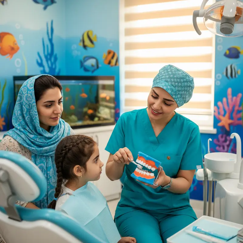 گفتگوی مثبت با کودک قبل از دندانپزشکی: کلماتی که هرگز نباید استفاده کنید