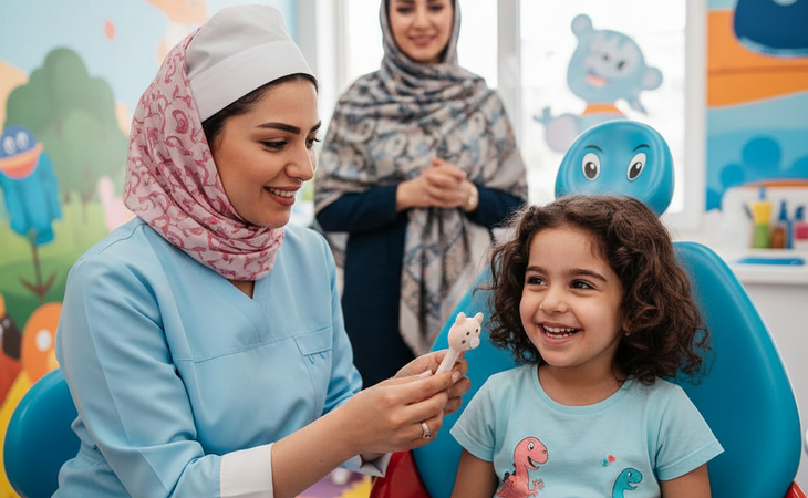 کودک شما، قهرمان قصه دندانپزشکی: راهنمای کامل والدین برای یک ویزیت آرام و شجاعانه – تصویر 2