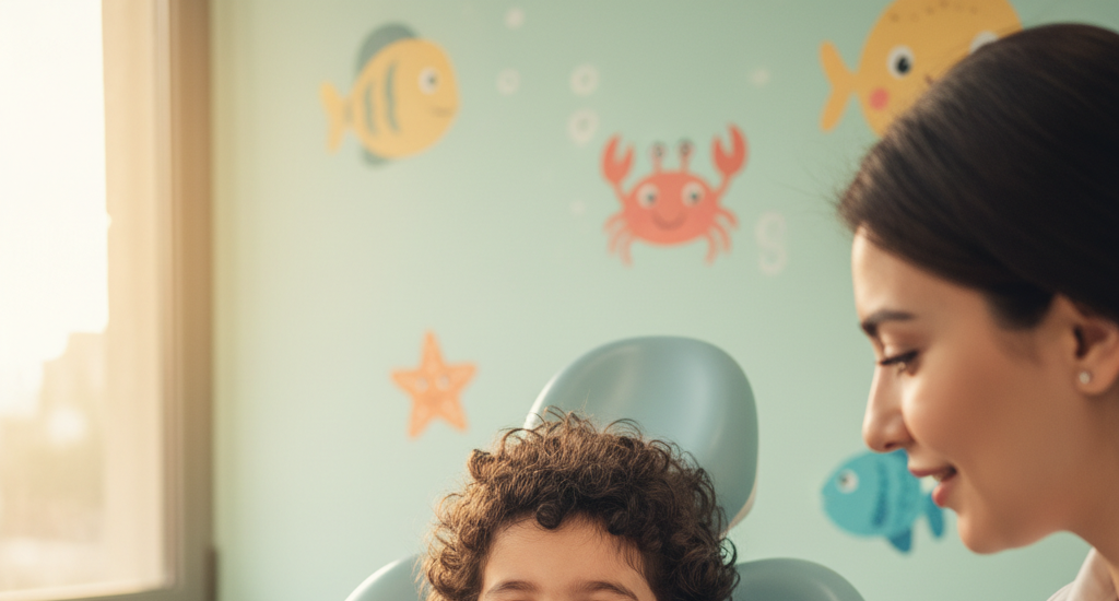 اولین ویزیت دندانپزشکی کودک: راهنمای کامل والدین برای تجربهای آرام و موفق (۱۴۰۴) – تصویر 1