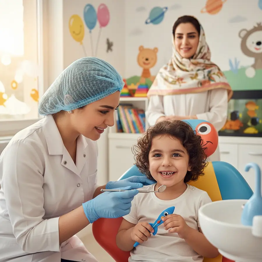 اولین ویزیت دندانپزشکی کودک: راهنمای کامل برای یک تجربه آرام و موفق