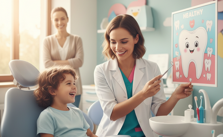 عصب کشی دندان شیری: راهنمای جامع والدین برای یک تجربه آرام و بدون درد برای کودک – تصویر 2