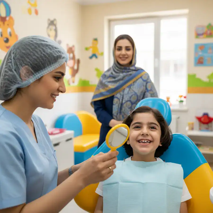 اولین معاینه ارتودنسی کودک: چرا سن ۷ سالگی طلایی است و چه انتظاری داشته باشید؟