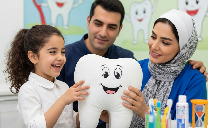 آموزش گام به گام مسواک زدن و نخ دندان کودکان: راهنمای والدین برای لبخندی سالم – تصویر 1