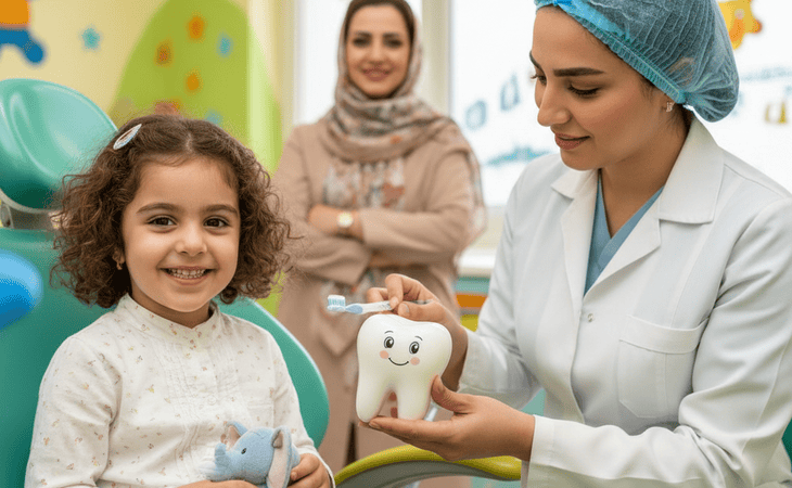 فضا نگهدار دندان کودکان: راهنمای جامع والدین برای تضمین لبخندی زیبا و سالم – تصویر 2