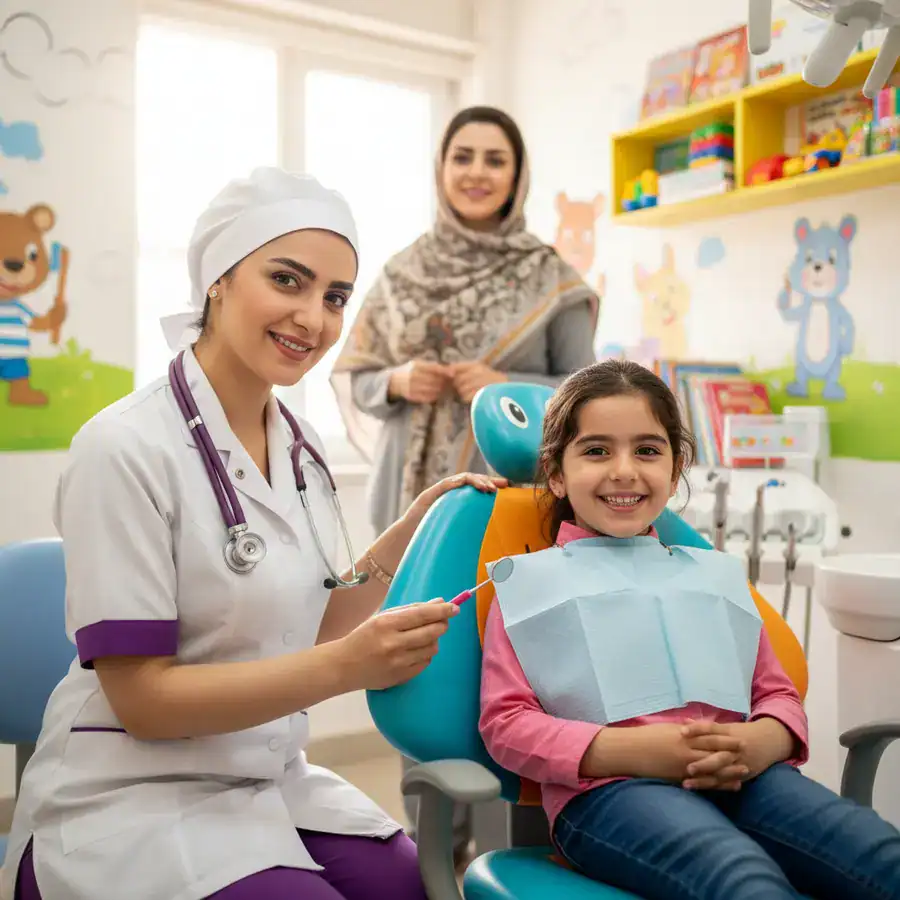 فضا نگهدار دندان کودکان: راهنمای جامع والدین برای تضمین لبخندی زیبا و سالم