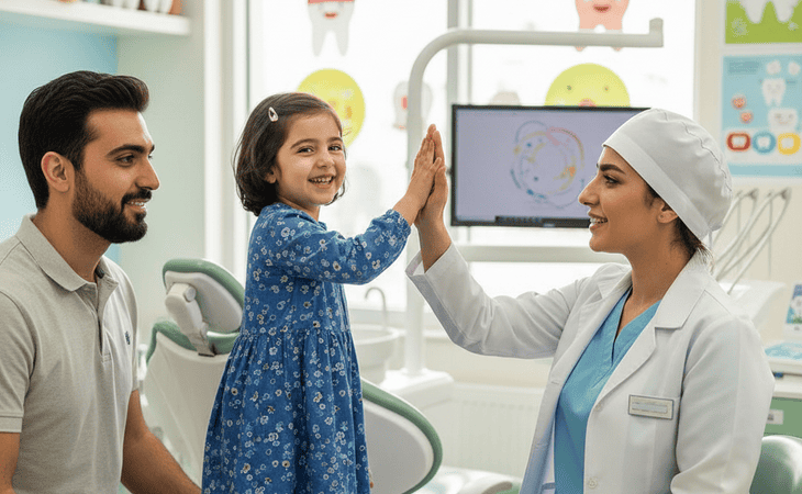اولین ویزیت دندانپزشکی کودک: ۷ راهکار کلیدی برای یک تجربه مثبت و بدون ترس – تصویر ۱