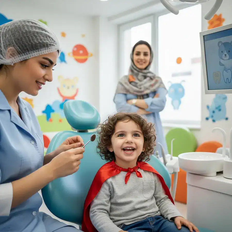 اولین ویزیت دندانپزشکی کودک: 7 راهکار کلیدی برای یک تجربه مثبت و بدون ترس