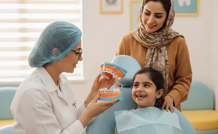 ارتودنسی دندان‌های شیری: آیا باید تا افتادن همه دندان‌ها صبر کرد؟ (راهنمای ۱۴۰۴) – تصویر ۲