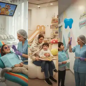 دندانپزشکی بدون درد و ترس کودکان؛ راهنمای جامع والدین برای تجربه آرام ۱۴۰۴