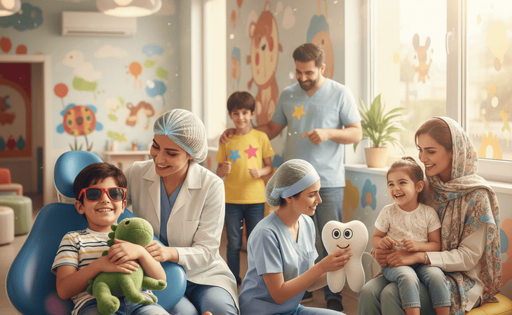 دندانپزشکی بدون درد و ترس کودکان؛ راهنمای جامع والدین برای تجربه آرام ۱۴۰۴ – تصویر 2